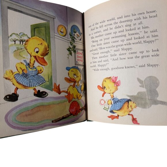 Vintage 1946 Slappy A Bonnie Book Elsie Church Illustrated Cathryn Taylor HC DJ - Picture 14 of 15